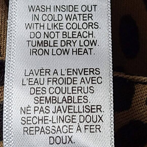 GOOD AMERICAN Good Waist Leopard Skinny Jeans GWP001T Women's Size 12/31 - Picture 11 of 11